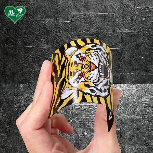 Black background Color Printing Series Playing Card American Tiger Poker