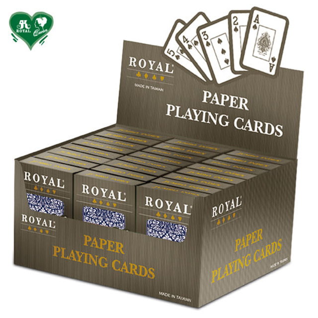 ROYAL Identify Easily Jumbo Index Paper Playing Cards Wholesale