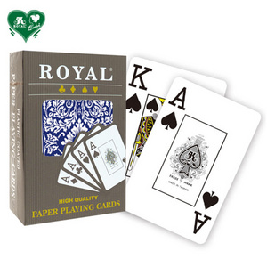 ROYAL Identify Easily Jumbo Index Paper Playing Cards Wholesale