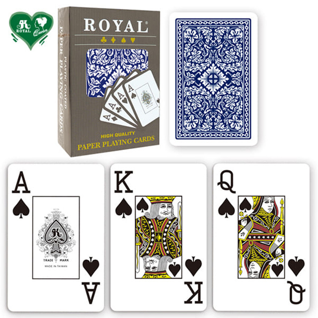 ROYAL Identify Easily Jumbo Index Paper Playing Cards Wholesale