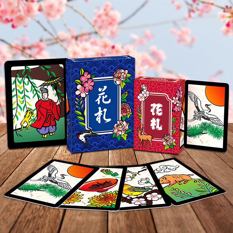 Mini size Plastic Hanafuda Japanese Flower Playing Card Games