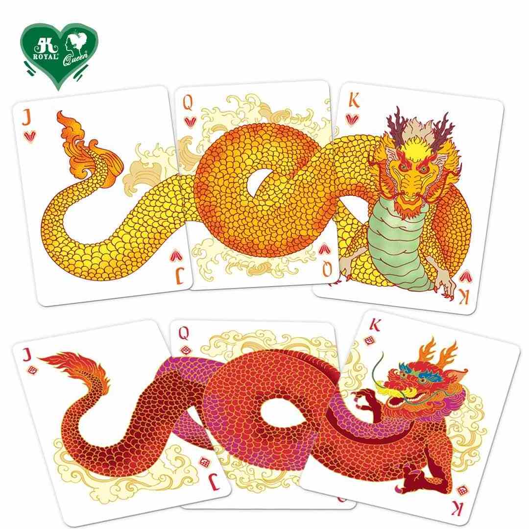 Dragons of the East Chinese Collection Designer Poker Playing Cards