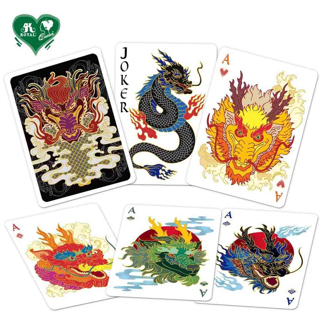 Dragons of the East Chinese Collection Designer Poker Playing Cards