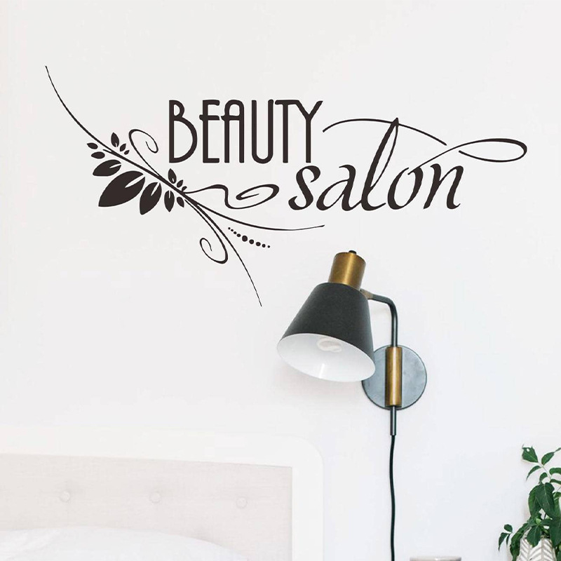 Beauty English slogan PVC wallpaper bedroom living room home decoration wall stickers self-adhesive stickers