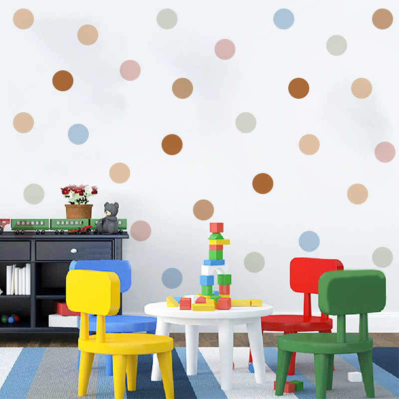 Love in Bohemia Wall Sticker Bobo Wind Polka Dotted Pebbles Decals  Living Room Decorative Wallpaper