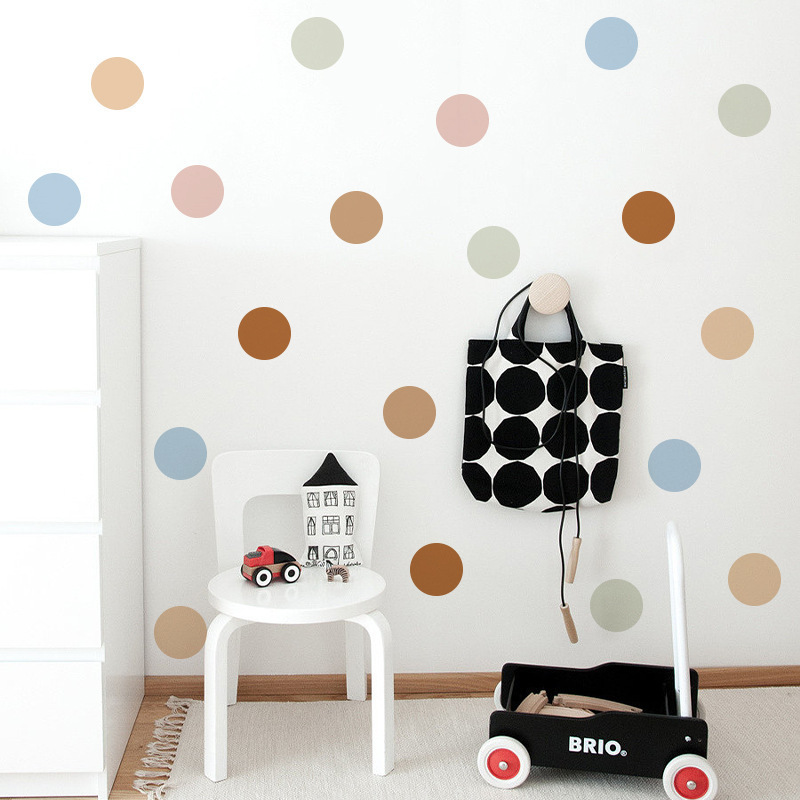 Love in Bohemia Wall Sticker Bobo Wind Polka Dotted Pebbles Decals  Living Room Decorative Wallpaper