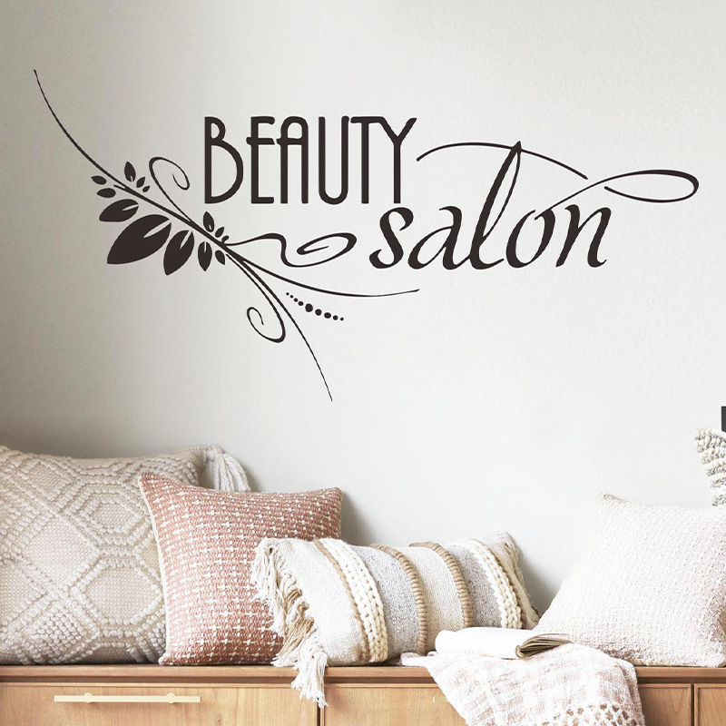 Beauty English slogan PVC wallpaper bedroom living room home decoration wall stickers self-adhesive stickers