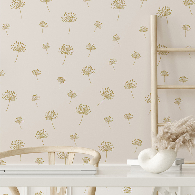 Creative dandelion Wall Sticker white dandelion Decals Living Room Decorative Wallpaper