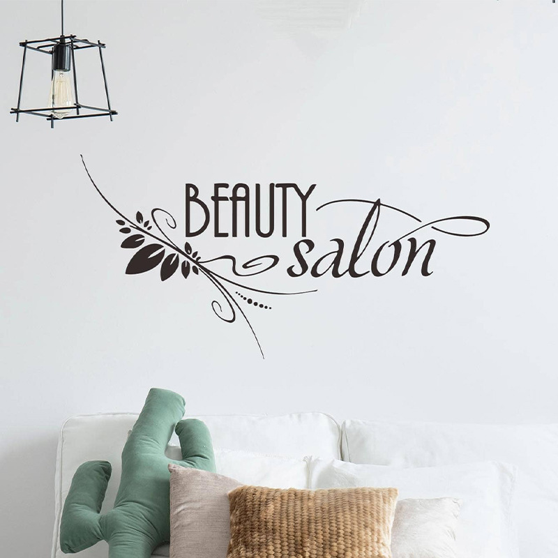 Beauty English slogan PVC wallpaper bedroom living room home decoration wall stickers self-adhesive stickers