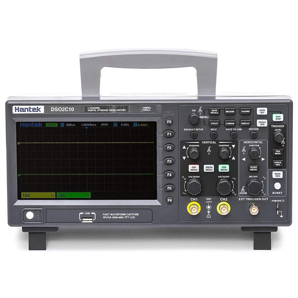 Hantek Dso2c10 Digital Oscilloscope Dual Channel 100mhz Bandwidth Handheld Economical Oscilloscope