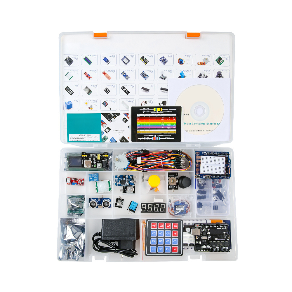 KUONGSHUN Project The Most Complete Ultimate Starter Kit With TUTORIAL, Compatible With Arduino IDE