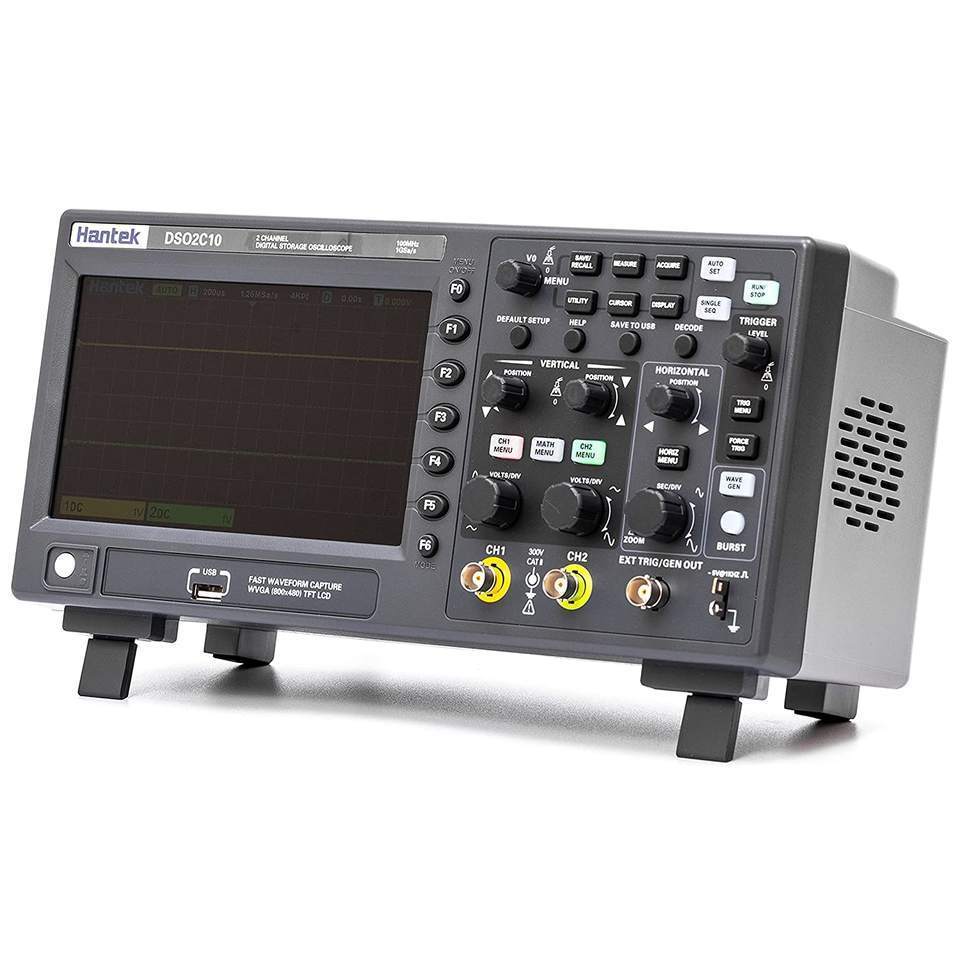 Hantek Dso2c10 Digital Oscilloscope Dual Channel 100mhz Bandwidth Handheld Economical Oscilloscope