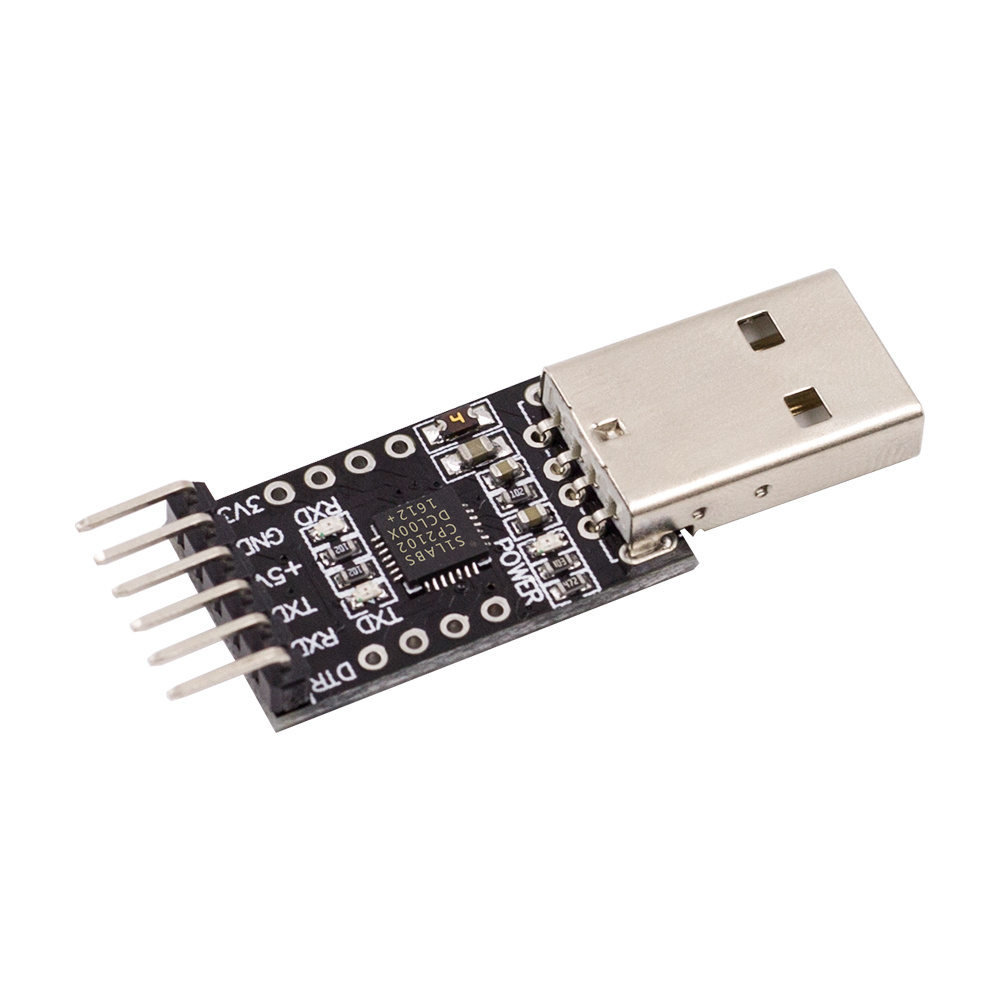 Black CP2102 USB 2.0 To TTL UART Module 6Pin Serial Converter STC Replace FT232 Module