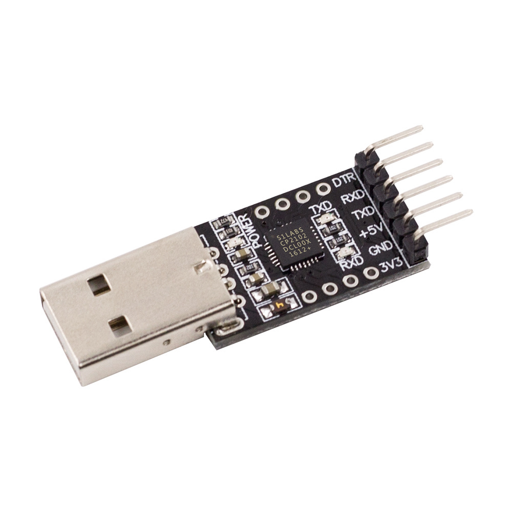 Black CP2102 USB 2.0 To TTL UART Module 6Pin Serial Converter STC Replace FT232 Module