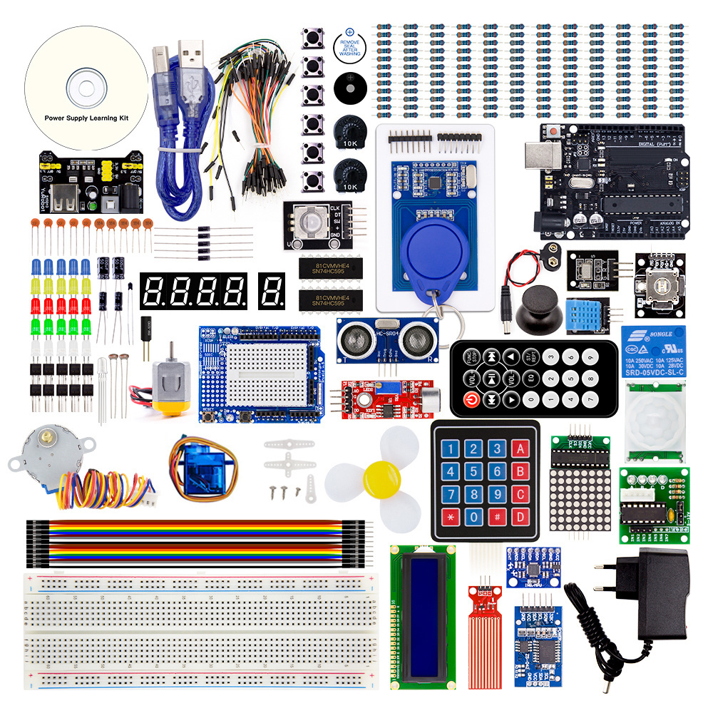 KUONGSHUN Project The Most Complete Ultimate Starter Kit With TUTORIAL, Compatible With Arduino IDE