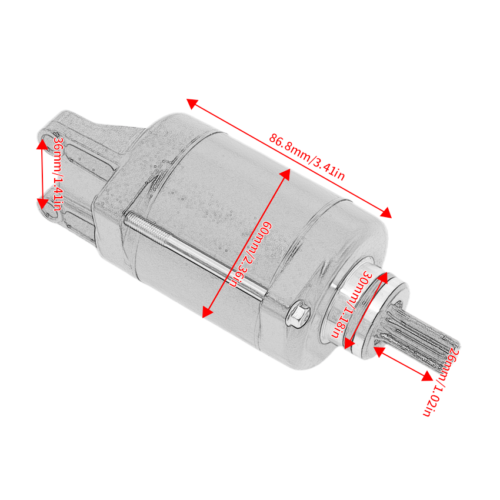 Starter Motor For KAWASAKI NINJA ZX10R 2010 21163-0044