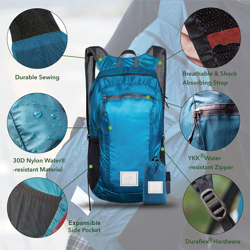 18l Hiking Backpack Ultralight Foldable Waterproof Travel Bags Outdoor Portable Camping Hiking Backpack