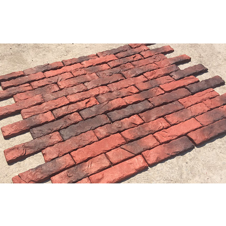 Easy to install wall facing brick veneer house siding decor culture stone handmade red old brick look wall panel