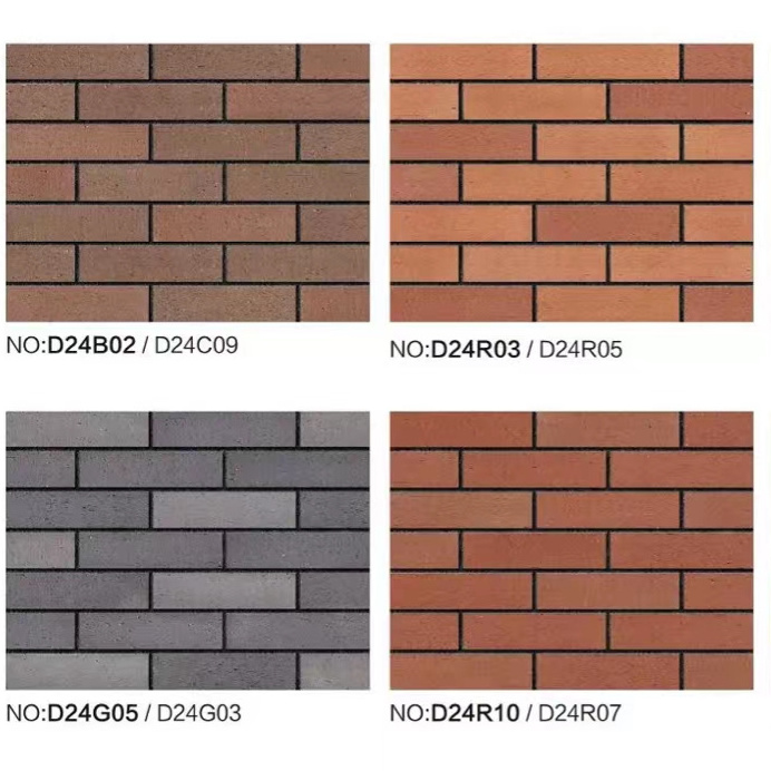 Wholesale exterior Building  clay Split Brick Tile for Wall