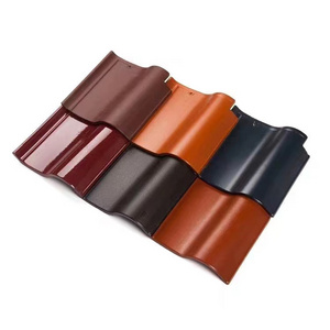 Jinjiang factory price Spanish ceramic villa  Roofing Tile 310*310 hot sale in bangladesh