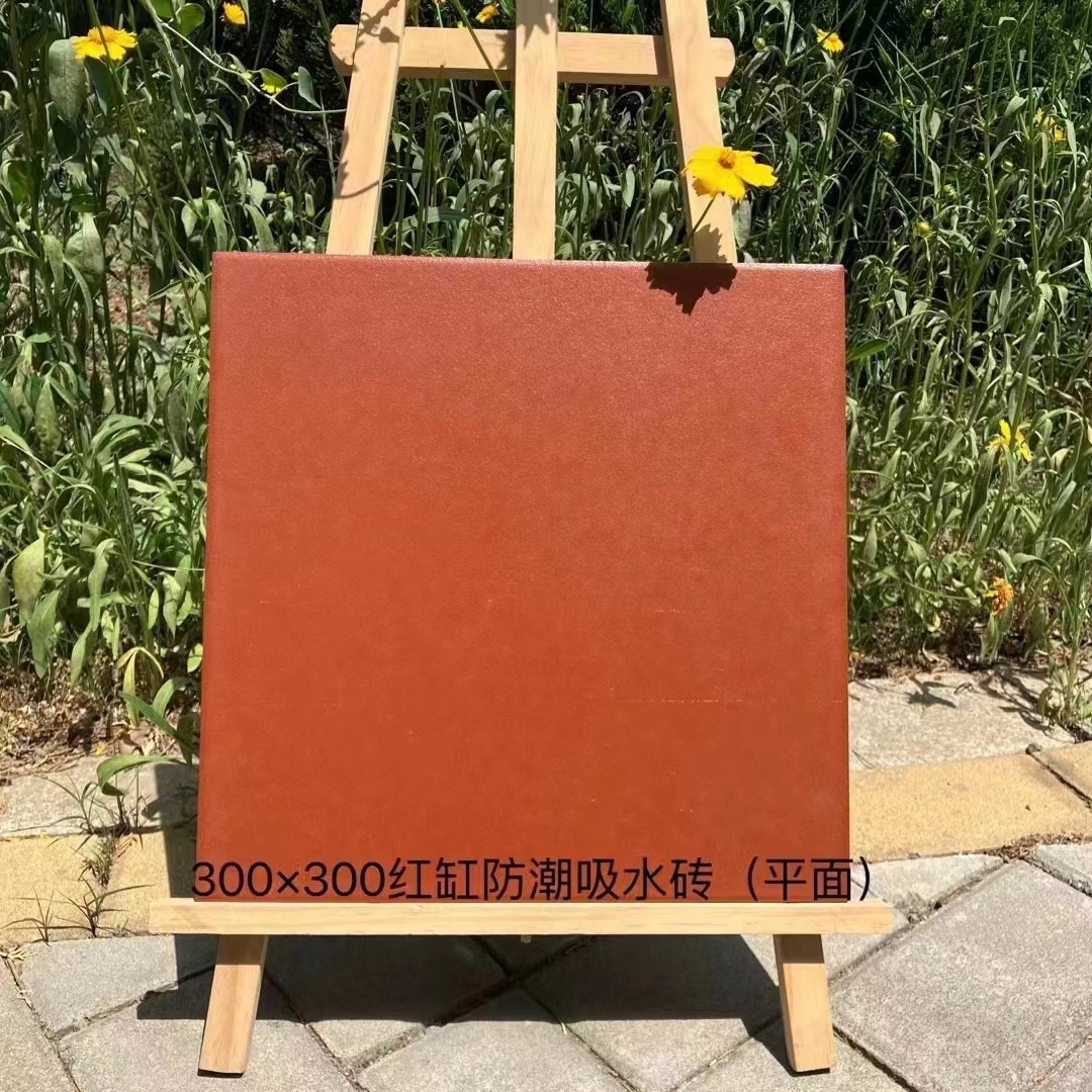 red clay floor tiles 300*300mm