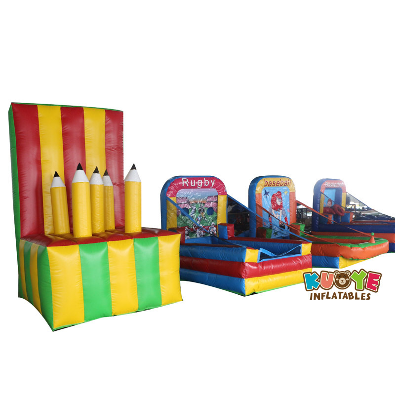 Backyard Carnival Games Splash Dunk Tank machine dunking booth inflatable water dunk tank