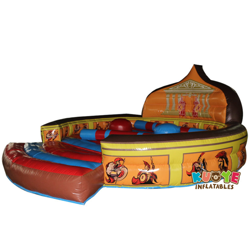 Inflatable Gladiator Joust / Crossover Twister Inflatable Interactive Game PVC inflatable jousting arena