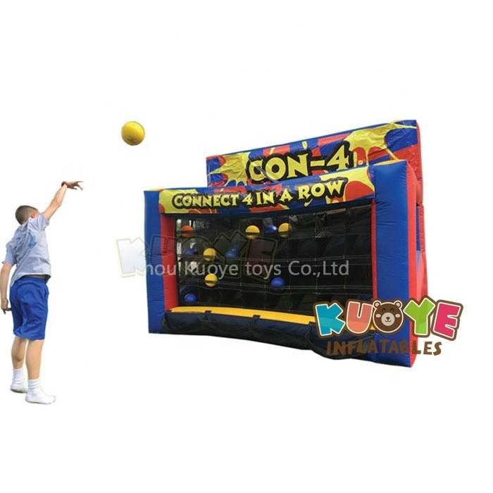 2019 hot sale good quality inflatable basketball connect four 4 in a row game