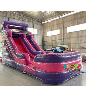 16 FT Purple Monster Inflatable Water slide