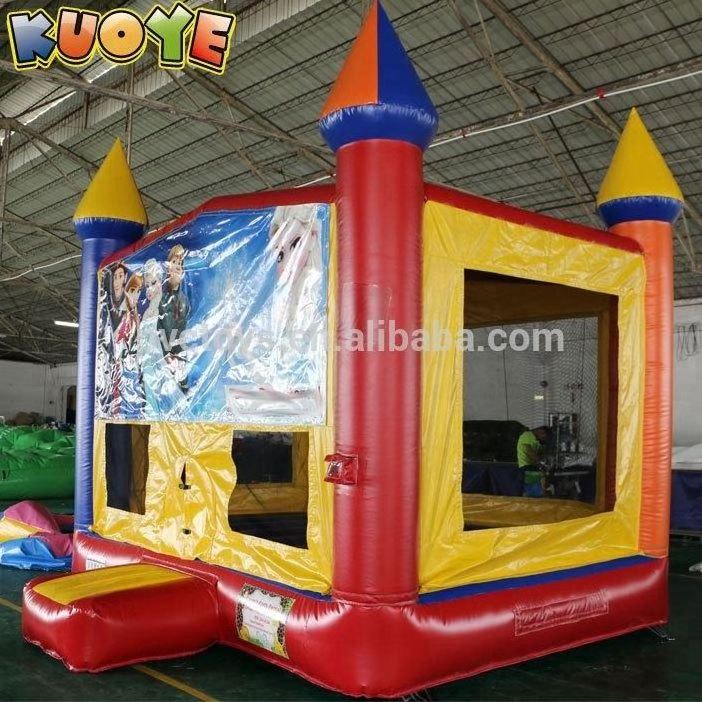 Commercial 13x13 bouncy castle inflatable bounce house with business card holder for party rental