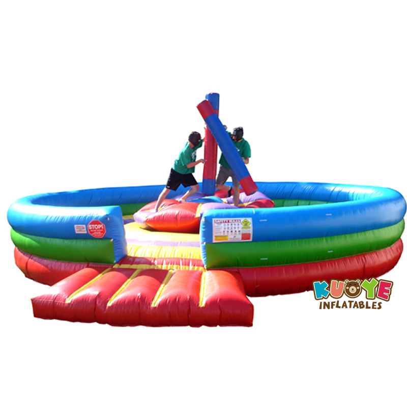 Inflatable Gladiator Joust / Crossover Twister Inflatable Interactive Game PVC inflatable jousting arena