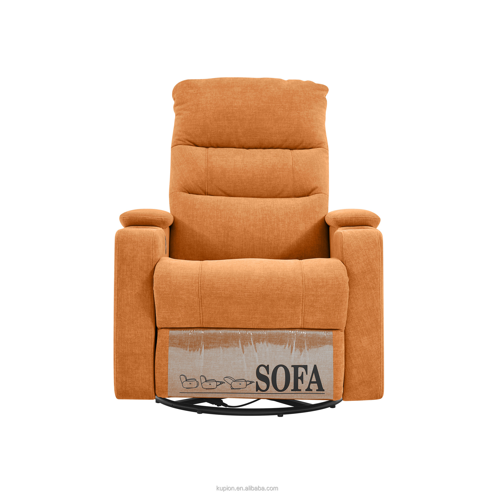 Orange Swivel Reclining Sofa Chair single seat sofa For Living Room sofa furniture