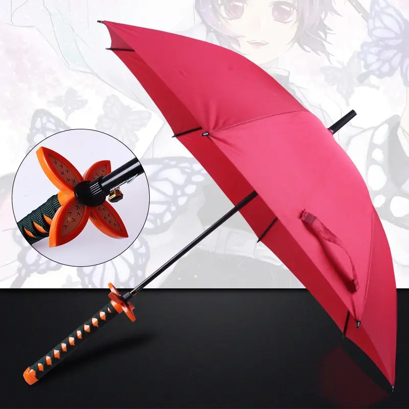 New Style Anime Umbrella Demon Slayer for Cosplay Toy Anime Umbrella Swords Polyester for Children Umbrella for Anime Cosplay