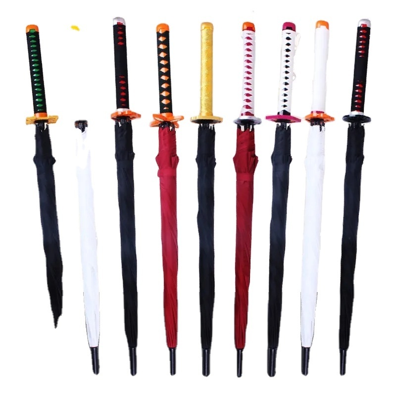 New Style Anime Umbrella Demon Slayer for Cosplay Toy Anime Umbrella Swords Polyester for Children Umbrella for Anime Cosplay