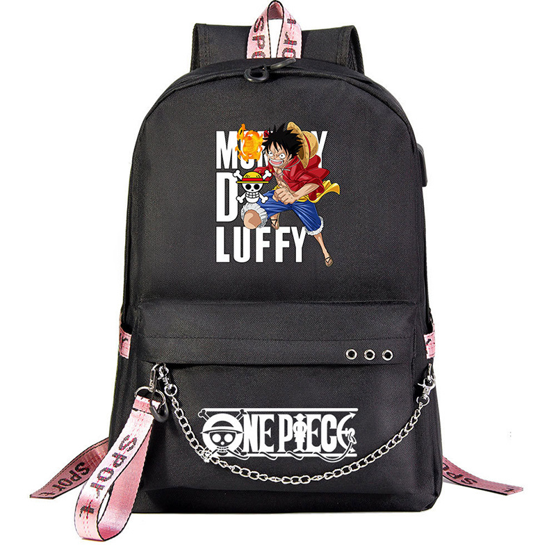 Different Styles Large Capacity teenagers Travelling backpack Comfortable Luffy Zoro anime bag backpack school bags one pieced