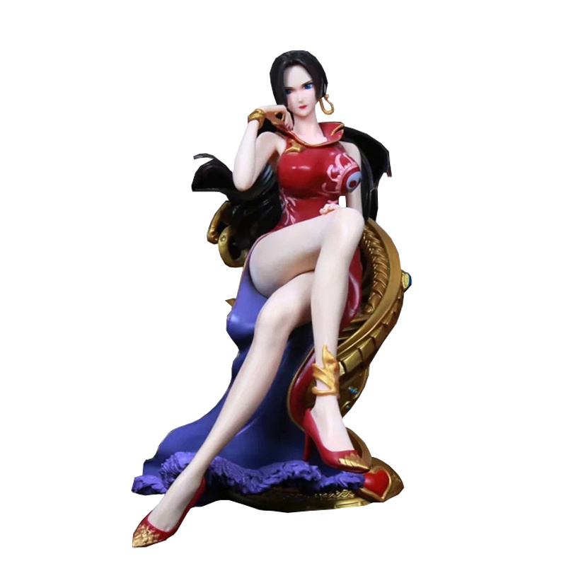 25 CM 2 Colors Sexy Girl Cartoon Character Collectible PVC Model Toy Doll Sitting position Anime toys anime figures boa hancock