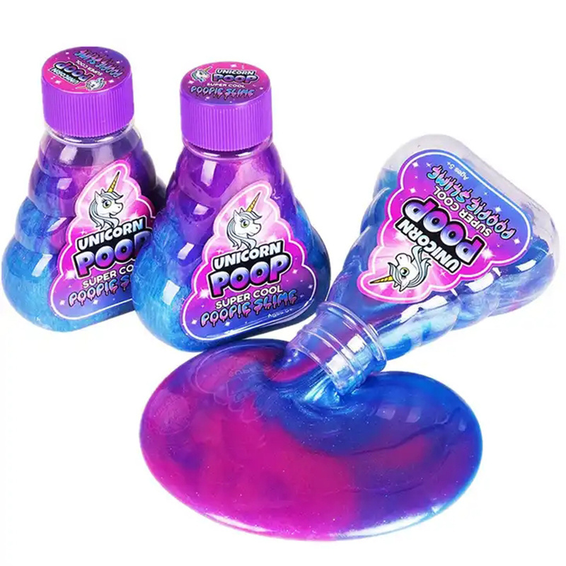 Wholesale DIY Kids CPC Mini Stress Slime Galaxy Unicorn Set Poop Crysteal Glitter Putty Safe For Kids Slime diy