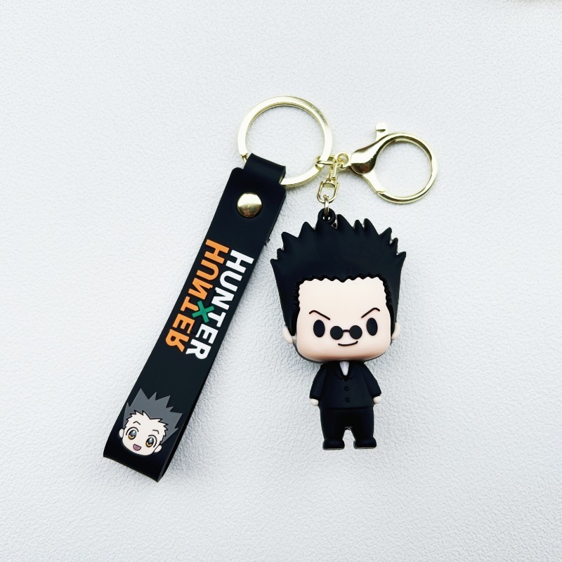 PVC Anime Keychain Pendant Ornament Custom hunter x hunter EX-am Accessories fittings for Keychain 3d Anime Keychain