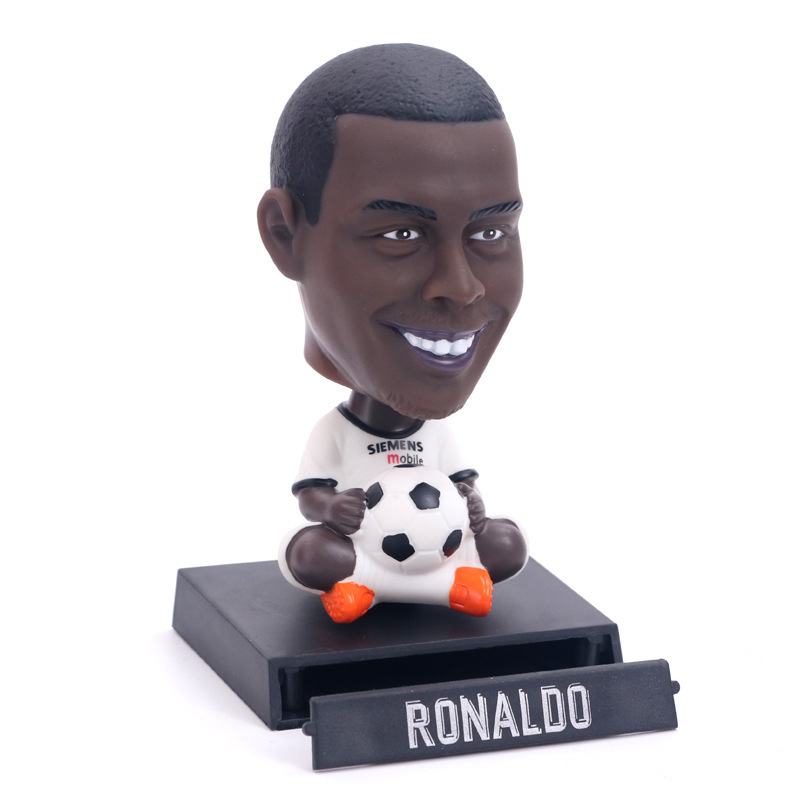 Q version Football fans gifts shake his head dolls Car decoration Foot ball player toys Cristiano Ronaldo toy Messi figure