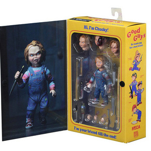 Factory products Oem ghost doll Chucky PVC Anime Figure Movie Toys Cartoon Action Figure Color Box Movable Toy Figure NECA