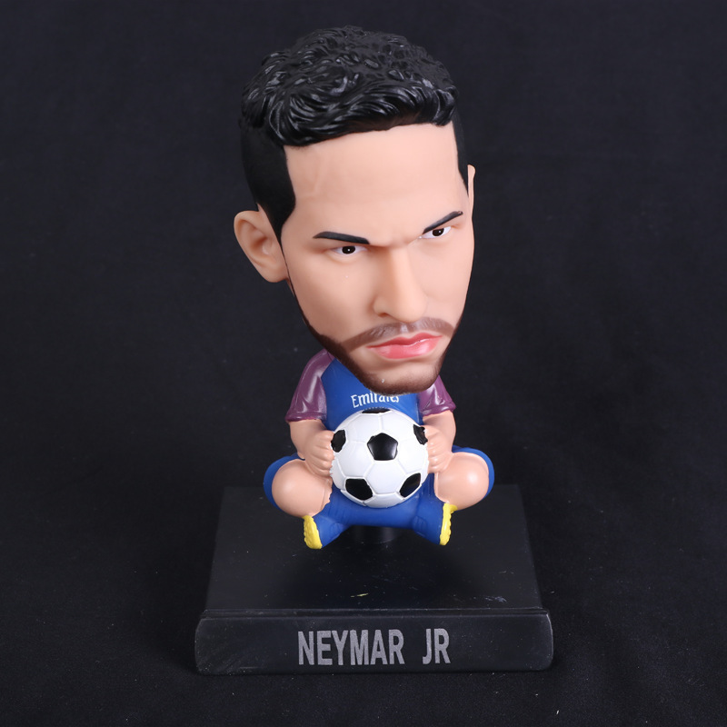 Q version funny Football fans gifts Cristiano Ronaldo toys Neymar doll Messi figure