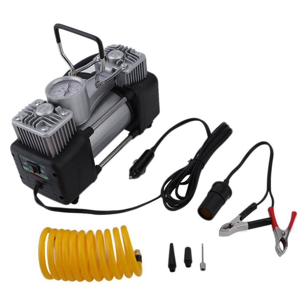 Heavy Duty Portable Air Pump Auto 12v Tire Inflator For Car Truck Suv Bicycle And Other Inflatables