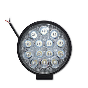 High brightness 12 volt 42w led work light for heavy duty machines