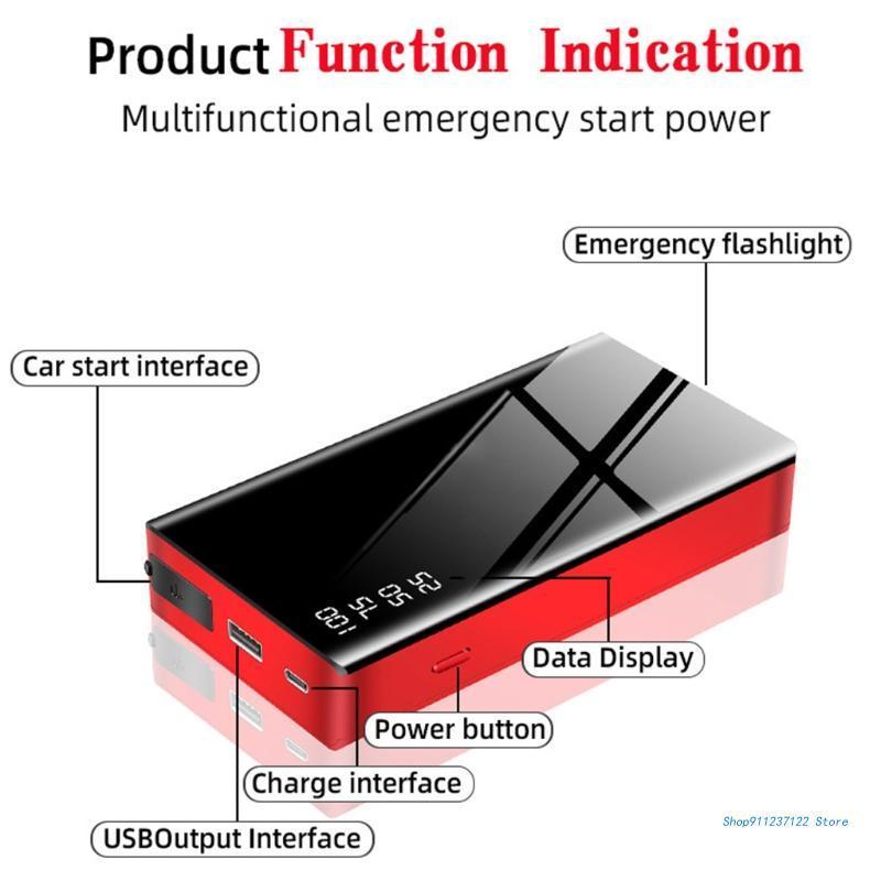 Jump Starter Car Jump Booster Safe Operation Multifunctional Starter for Camping for Travel