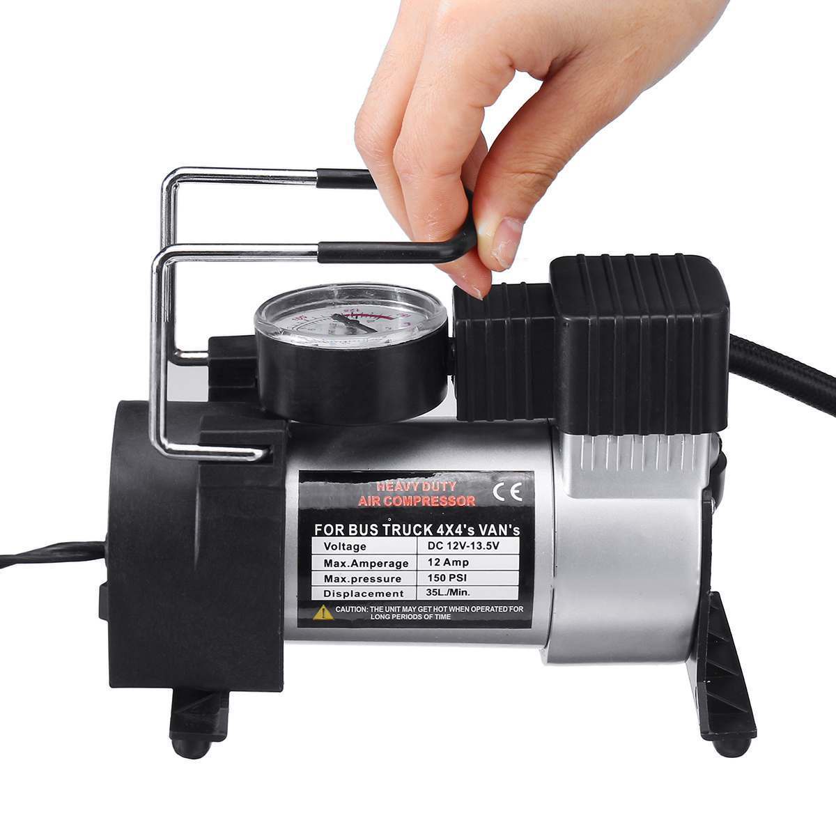 12v Electric Portable Mini Air Compressor Pump For Car Tire Inflator