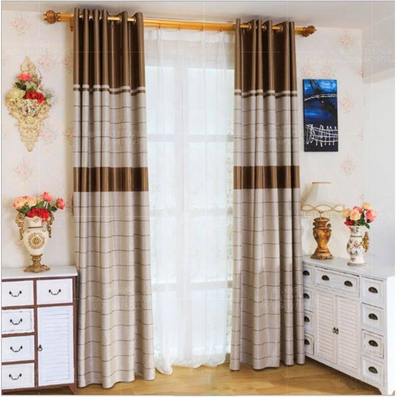 Factory hot sale room curtain fabric jacquard blackout with magnetic strip wholesale price