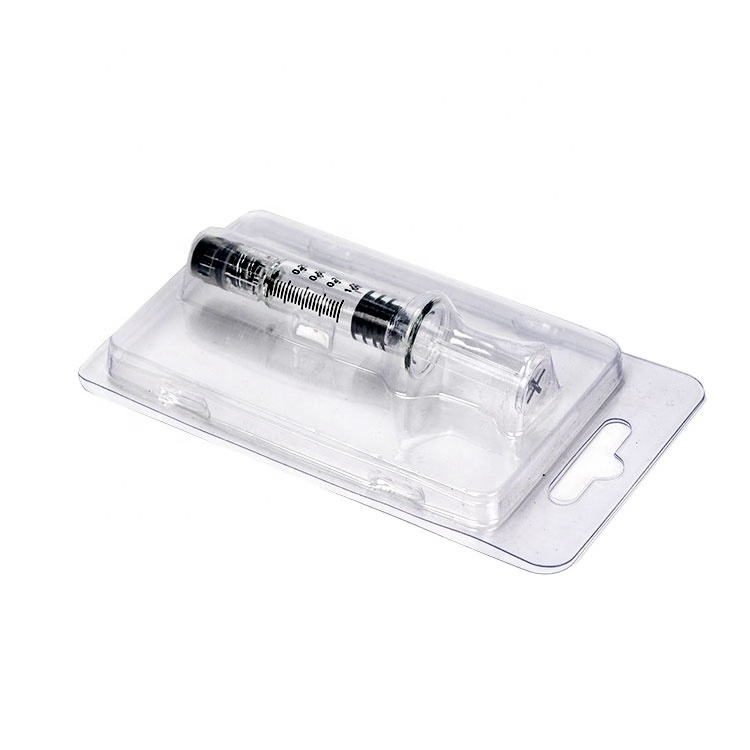 Custom Logo Luer Lock 1ml Glass Syringe Prefilled Luer Slip Luer Lock Cap Oil Syringe with Packaging