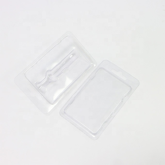 Wax Melt Clamshell Box For 1ml Luer Lock Serum Sryinge Clear Blister Tray Empty Serum Oil Syringe Box Pac