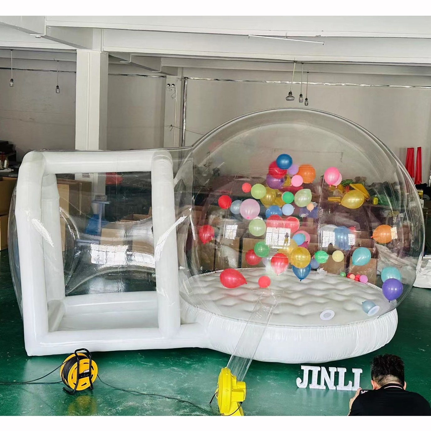 In stock jumping bouncy bubble house Inflatable bubble tent 3m 4m 5m inflatable bounce bubble house for kids party event rental