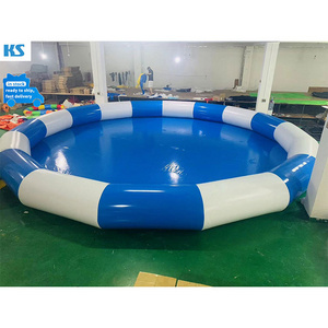 Portable PVC Large Inflatable Round Swimming Pool Deep Water Park Pool For Zorb ball /Water Walking Ball/ Kids Paddle Boat